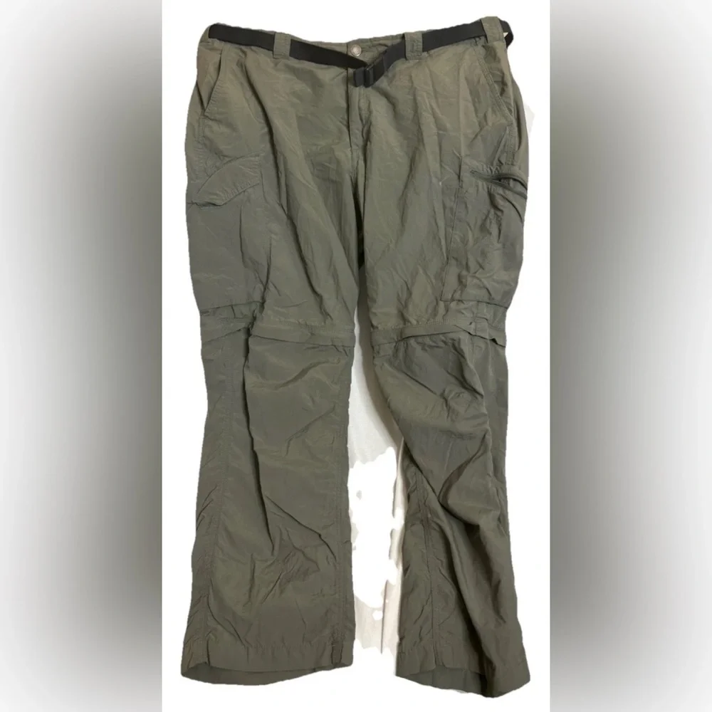 Columbia PFG Omni Shade Convertible Mens Outdoors Pants Sz 40X30 Fishing w/belt